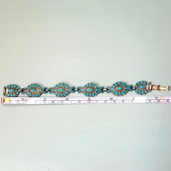 Princess Cuff Turquoise Colored Bracelet - Picture 8 of 8